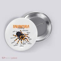 Anatomy Of Tarantula Spider Arthropod Arachnid Arachnophile Button thumb 0