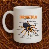 Anatomy Of Tarantula Spider Arthropod Arachnid Arachnophile Coffee Mug thumb 2