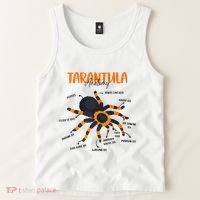 Anatomy Of Tarantula Spider Arthropod Arachnid Arachnophile Tank Top thumb 2