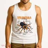 Anatomy Of Tarantula Spider Arthropod Arachnid Arachnophile Tank Top thumb 3