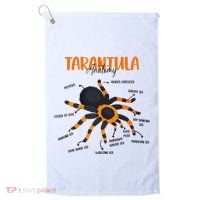 Anatomy Of Tarantula Spider Arthropod Arachnid Arachnophile Golf Towel thumb 0
