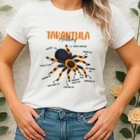 Anatomy Of Tarantula Spider Arthropod Arachnid Arachnophile Women's T-Shirt thumb 2