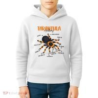 Anatomy Of Tarantula Spider Arthropod Arachnid Arachnophile Kids Hoodie thumb 4