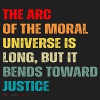 Arc Of Th Moral Universe Is Long But It Bends Toward Justice Cool Gift Beanie thumb 2
