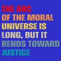 Arc Of Th Moral Universe Is Long But It Bends Toward Justice Cool Gift Mousepad thumb 1
