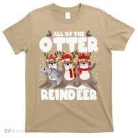 All Of The Otter Reindeer Funny Christmas Pajama Gifts T-Shirt thumb 0