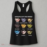 Axolotl of The World Gift Cute Axolotl Women's Tank Top thumb 3