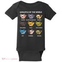 Axolotl of The World Gift Cute Axolotl Baby Bodysuit thumb 0