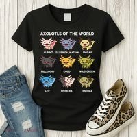 Axolotl of The World Gift Cute Axolotl Women's T-Shirt thumb 3