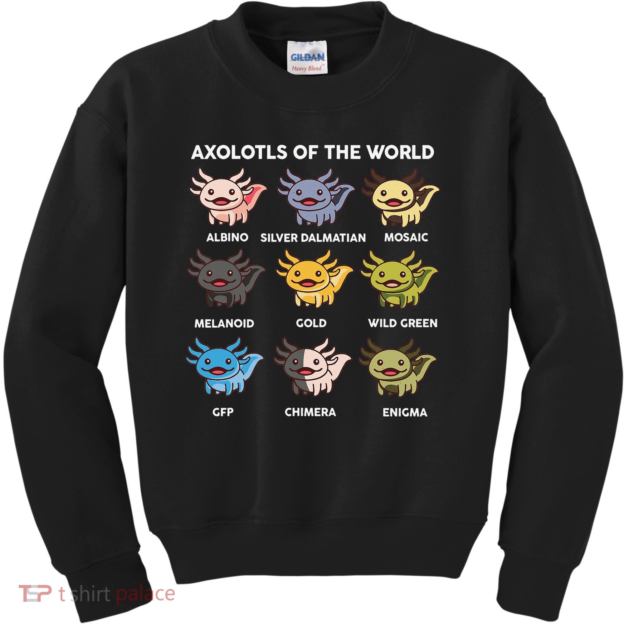 Axolotl of The World Gift Cute Axolotl Kids Sweatshirt