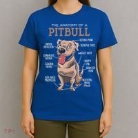 Anatomy Of The Pitbull Gift Pit Bull Bulldogs And Terriers T-Shirt thumb 4