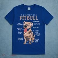 Anatomy Of The Pitbull Gift Pit Bull Bulldogs And Terriers T-Shirt thumb 5