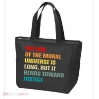 Arc Of Th Moral Universe Is Long But It Bends Toward Justice Cool Tote Bag thumb 3