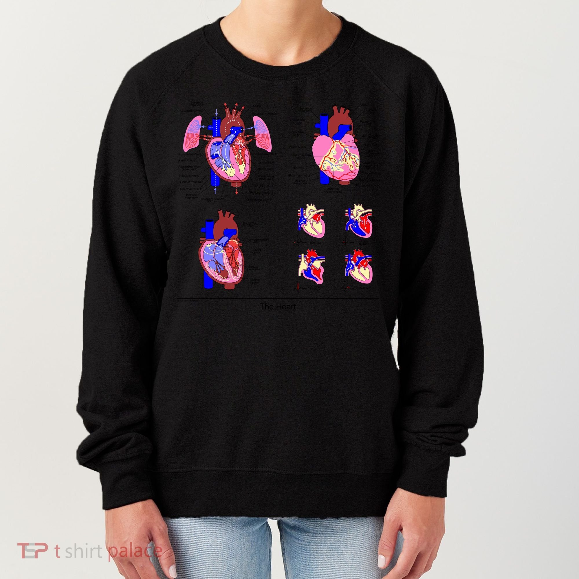 Anatomy Of The Heart Mug Women's Sweatshirt
