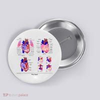 Anatomy Of The Heart Mug Button thumb 0