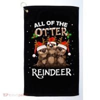 All Of The Otter Reindeer Christmas Funny Cute Gift Golf Towel thumb 0