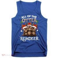 All Of The Otter Reindeer Christmas Funny Cute Gift Tank Top thumb 0