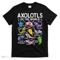 Axolotls Of The World Cute Kawaii Axolotl T-Shirt thumb 0
