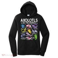 Axolotls Of The World Cute Kawaii Axolotl Women's Hoodie thumb 0