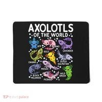 Axolotls Of The World Cute Kawaii Axolotl Mousepad thumb 0