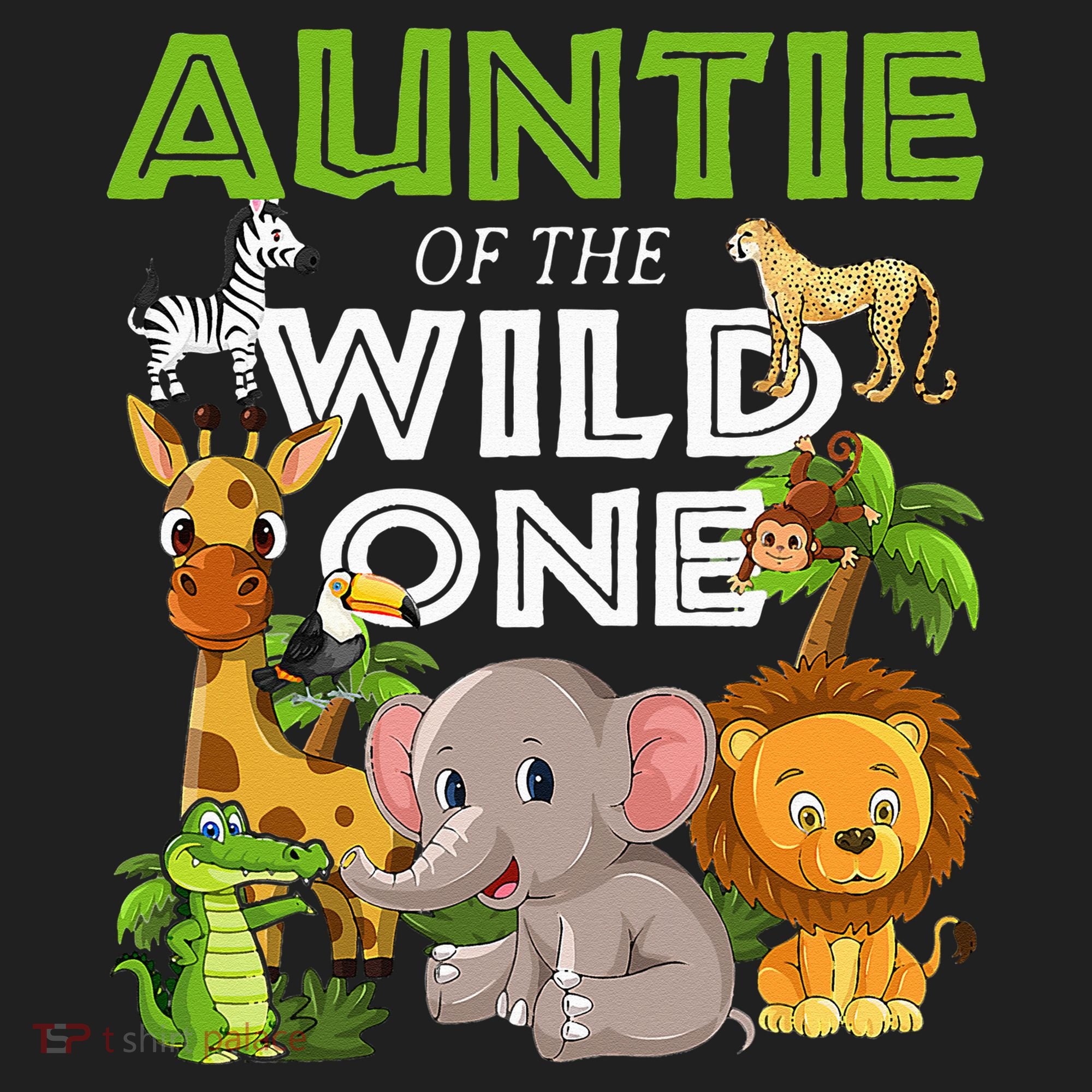 Auntie Of The Wild One Zoo Safari Jungle Animals Lover Hat