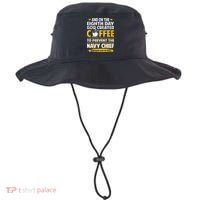 Chief And On The 8th Day God Created Coffee Na Vy Bucket Hat thumb 0