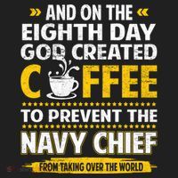 Chief And On The 8th Day God Created Coffee Na Vy Beanie thumb 2