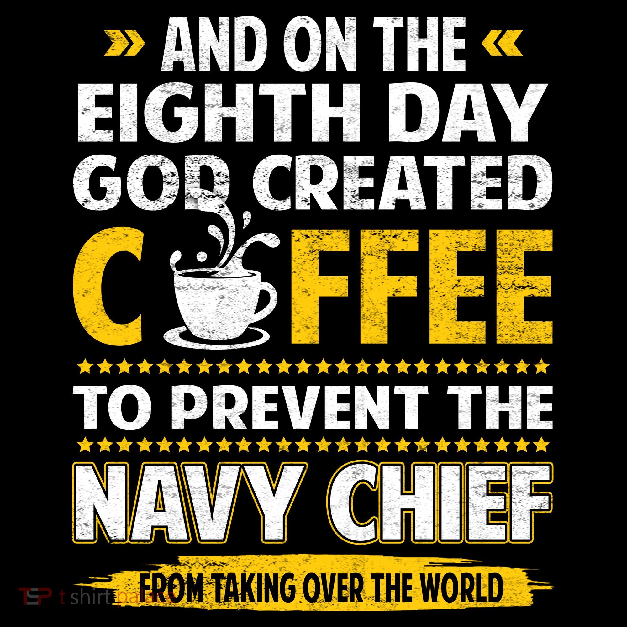 Chief And On The 8th Day God Created Coffee Na Vy Women's Hoodie