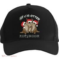 All Of The Otter Reindeer Funny Other Christmas Five-Panel Snapback Cap thumb 0