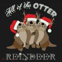All Of The Otter Reindeer Funny Other Christmas Apron thumb 3