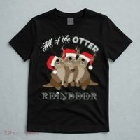 All Of The Otter Reindeer Funny Other Christmas T-Shirt thumb 5