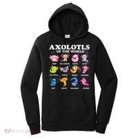 Axolotls Of The World Kawaii Axolotl Animals Fish Amphibian Women's Hoodie thumb 0