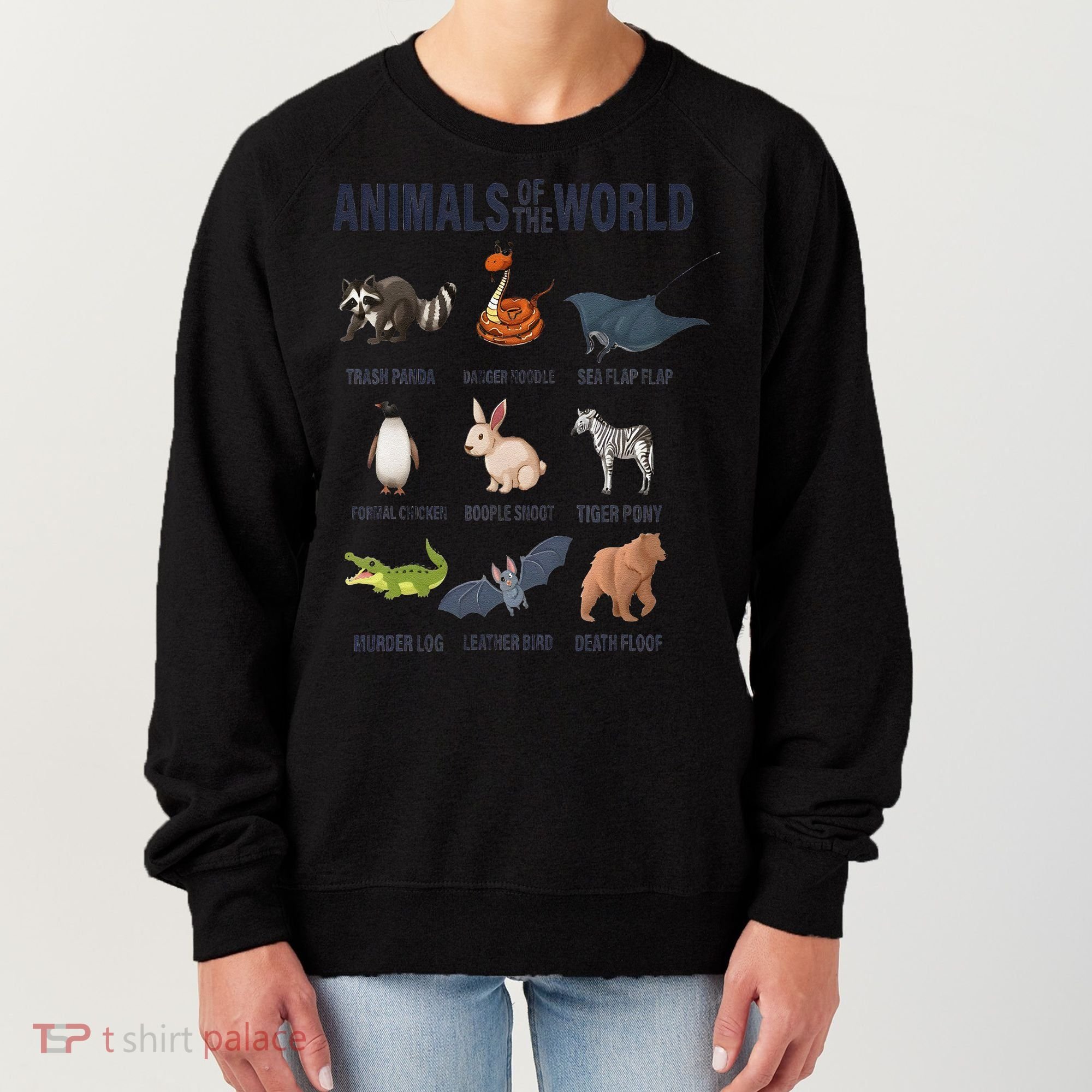 Animals Of The World Trash Panda Danger Noodle Women's Sweatshirt