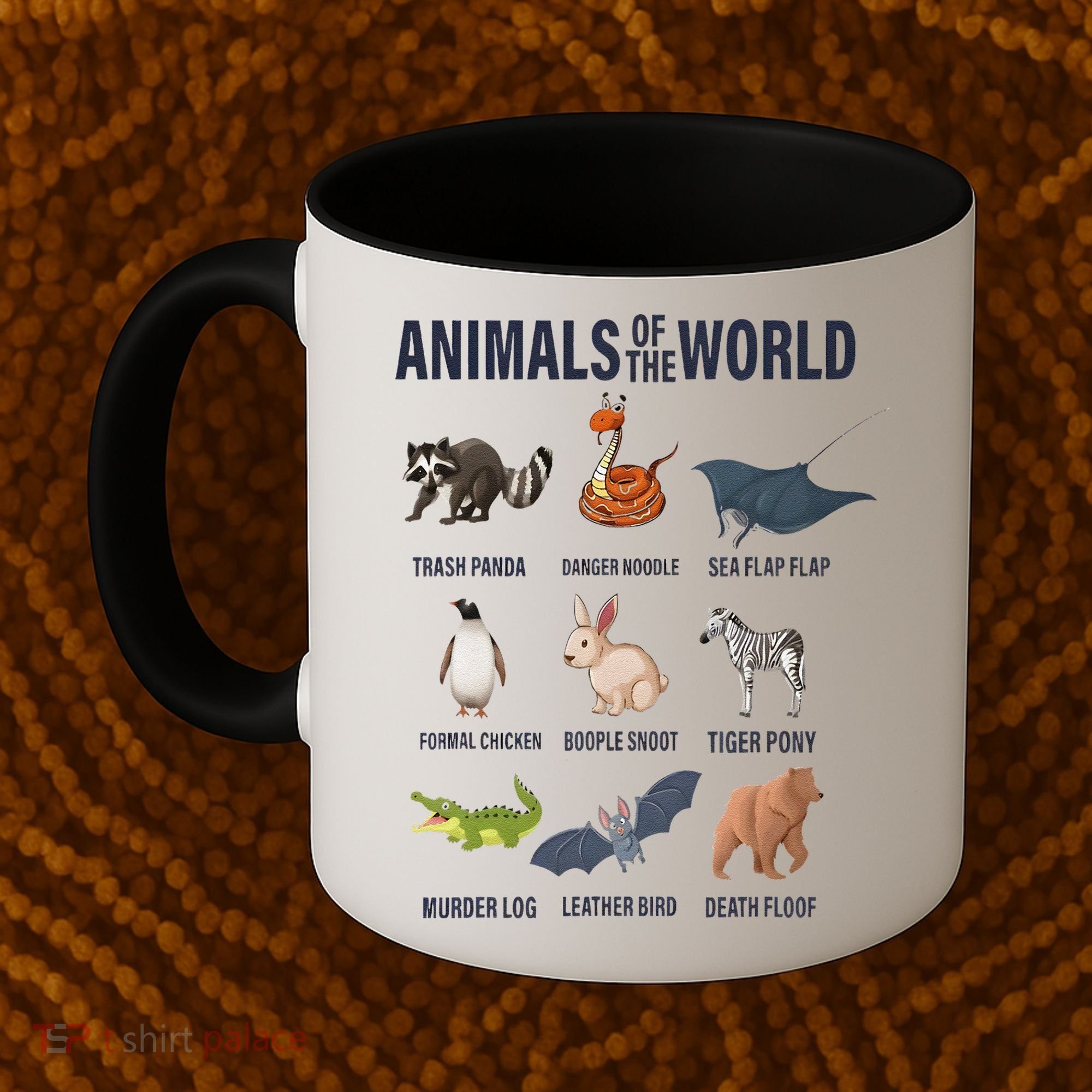 Animals Of The World Trash Panda Danger Noodle Coffee Mug