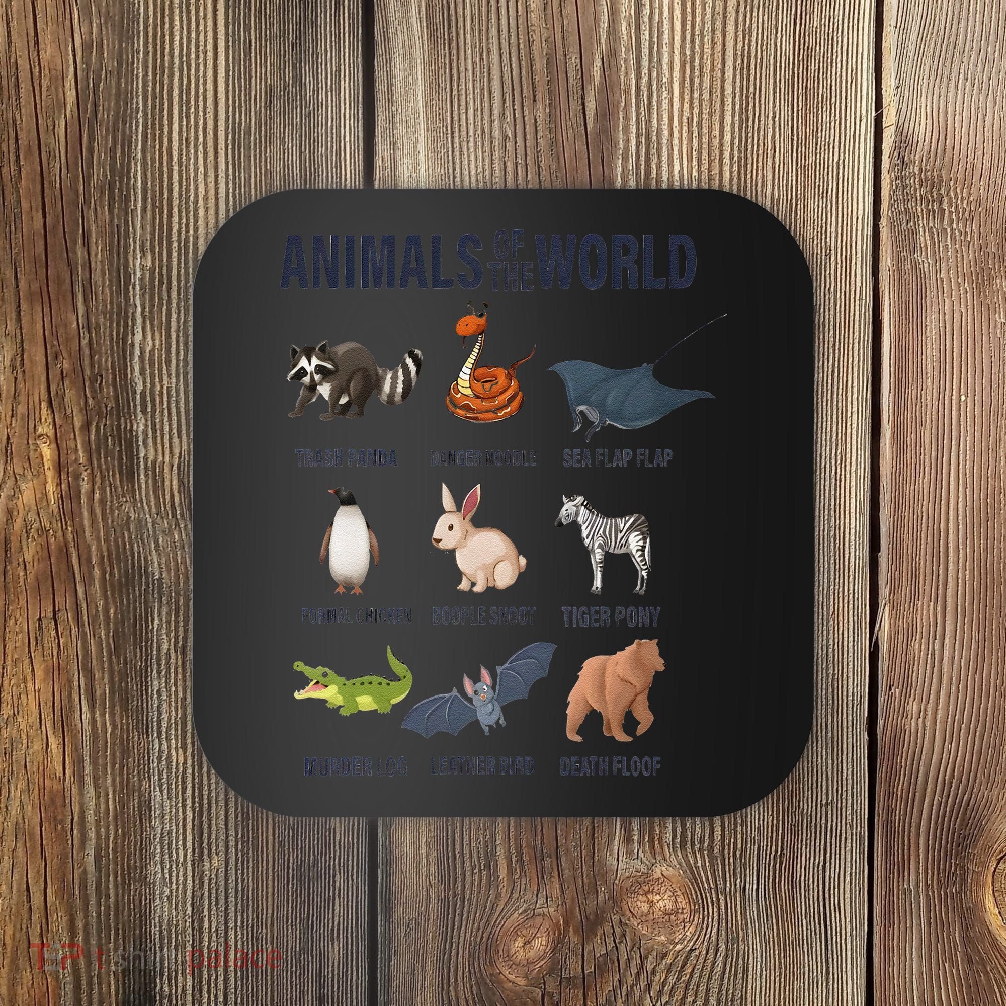 Animals Of The World Trash Panda Danger Noodle Coaster