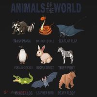 Animals Of The World Trash Panda Danger Noodle Women's Hoodie thumb 2