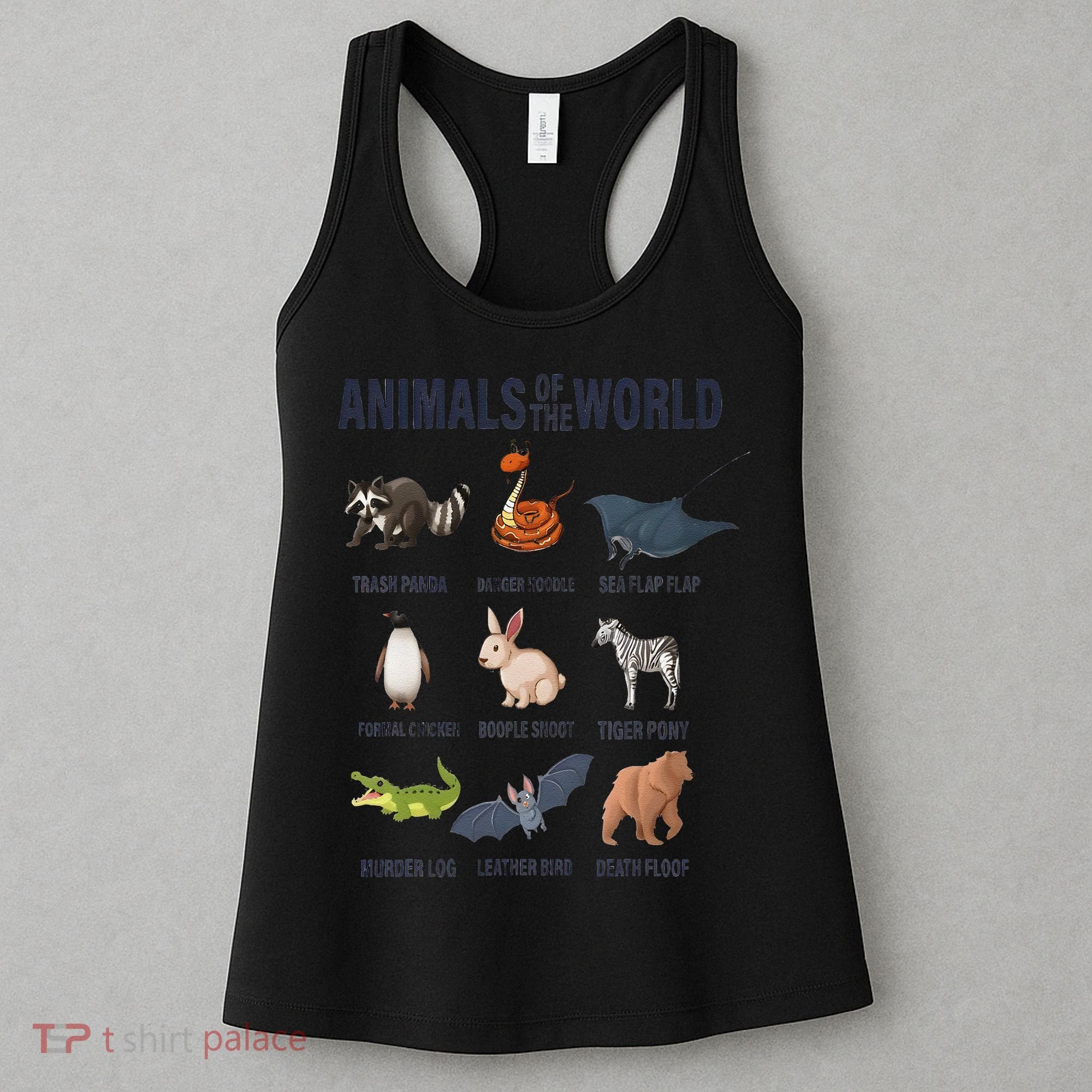 Animals Of The World Trash Panda Danger Noodle Women's Tank Top
