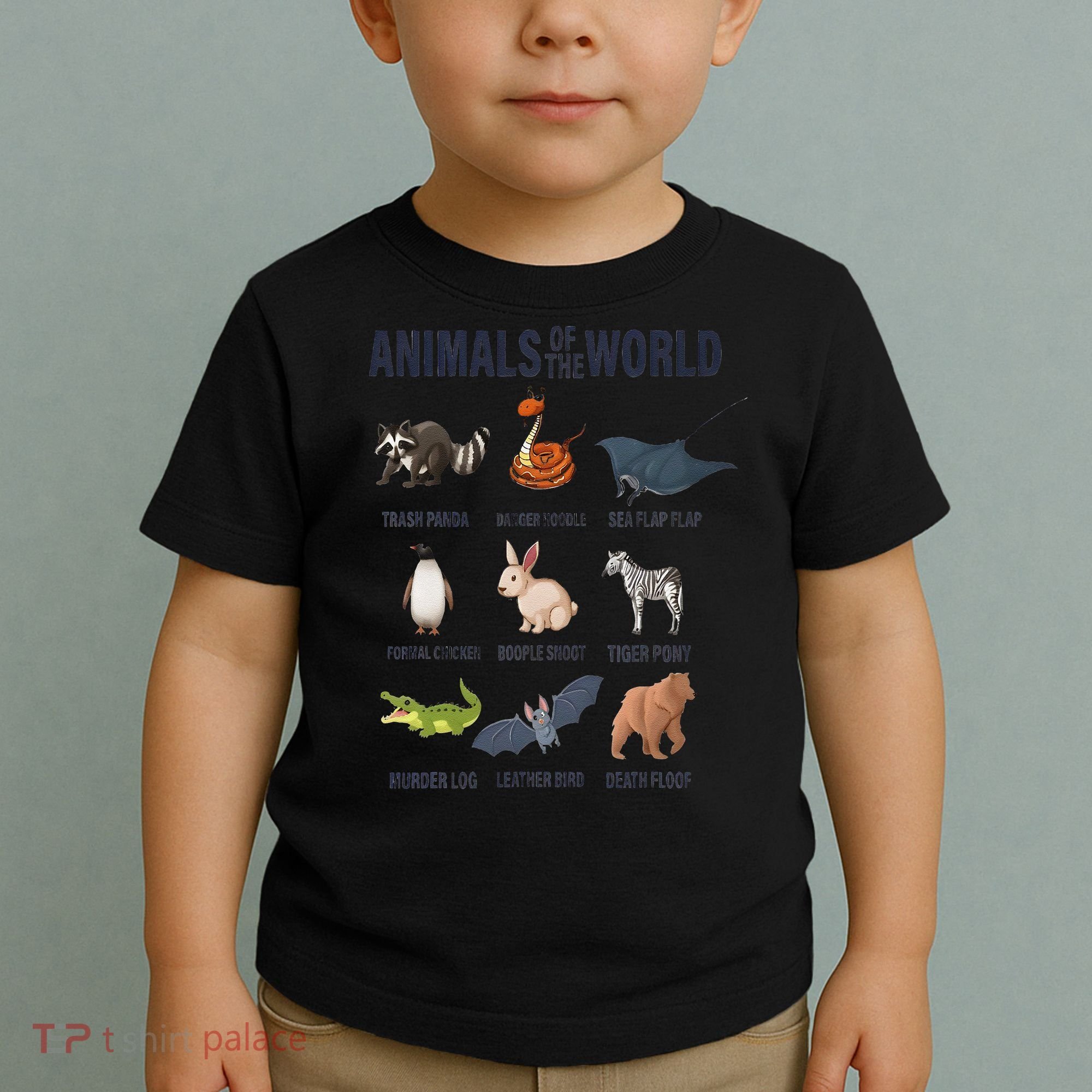 Animals Of The World Trash Panda Danger Noodle Toddler T-Shirt