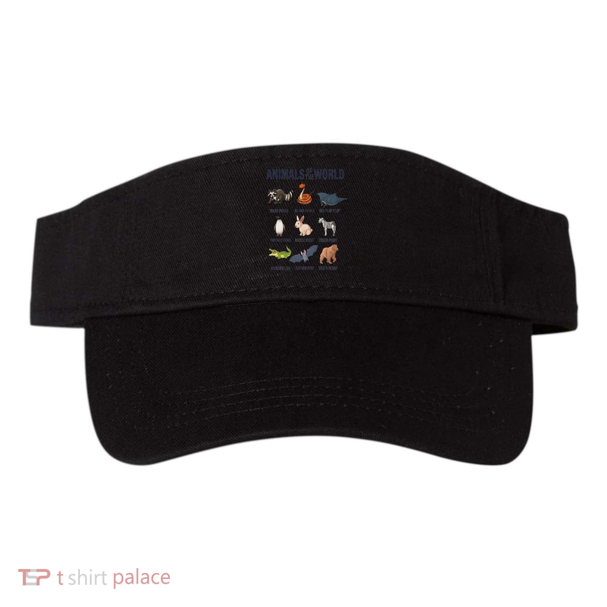 Animals Of The World Trash Panda Danger Noodle Visor