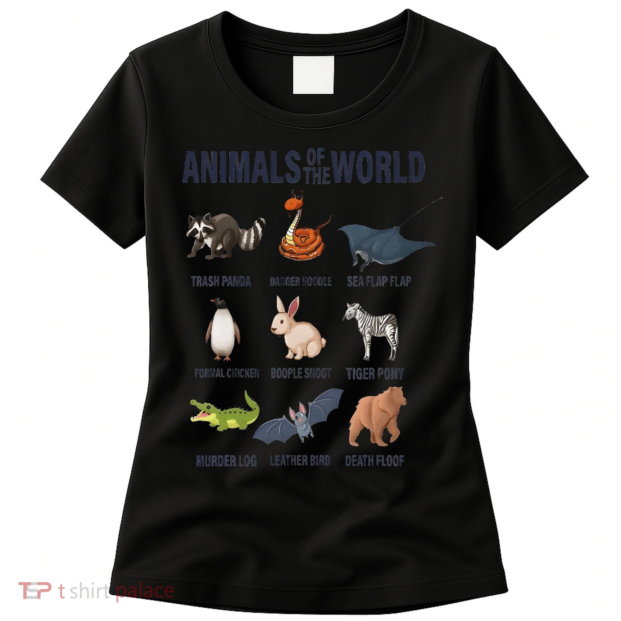 Animals Of The World Trash Panda Danger Noodle Women's T-Shirt
