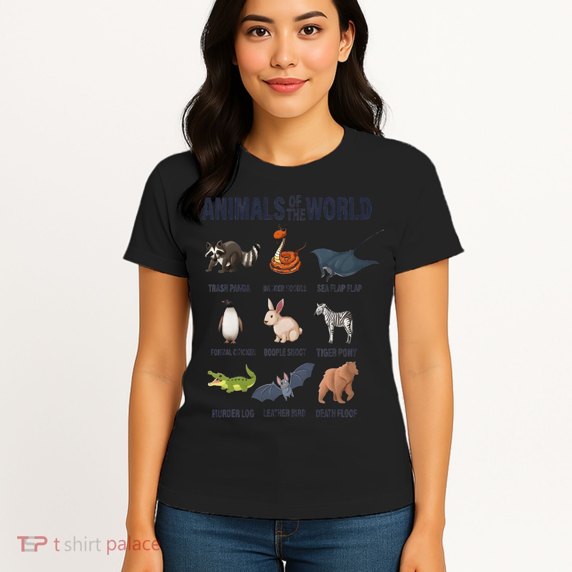 Animals Of The World Trash Panda Danger Noodle Women's T-Shirt