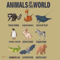 Animals Of The World Trash Panda Danger Noodle Hoodie thumb 2