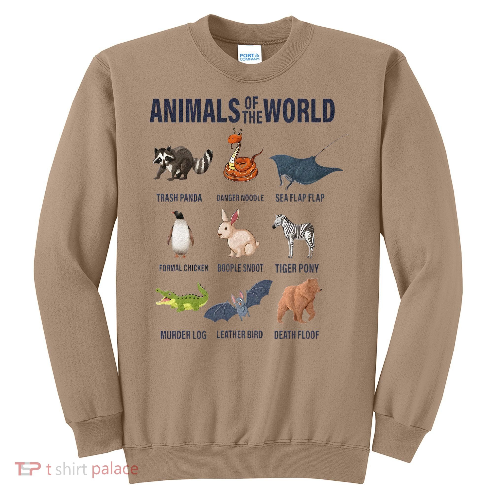 Animals Of The World Trash Panda Danger Noodle Sweatshirt