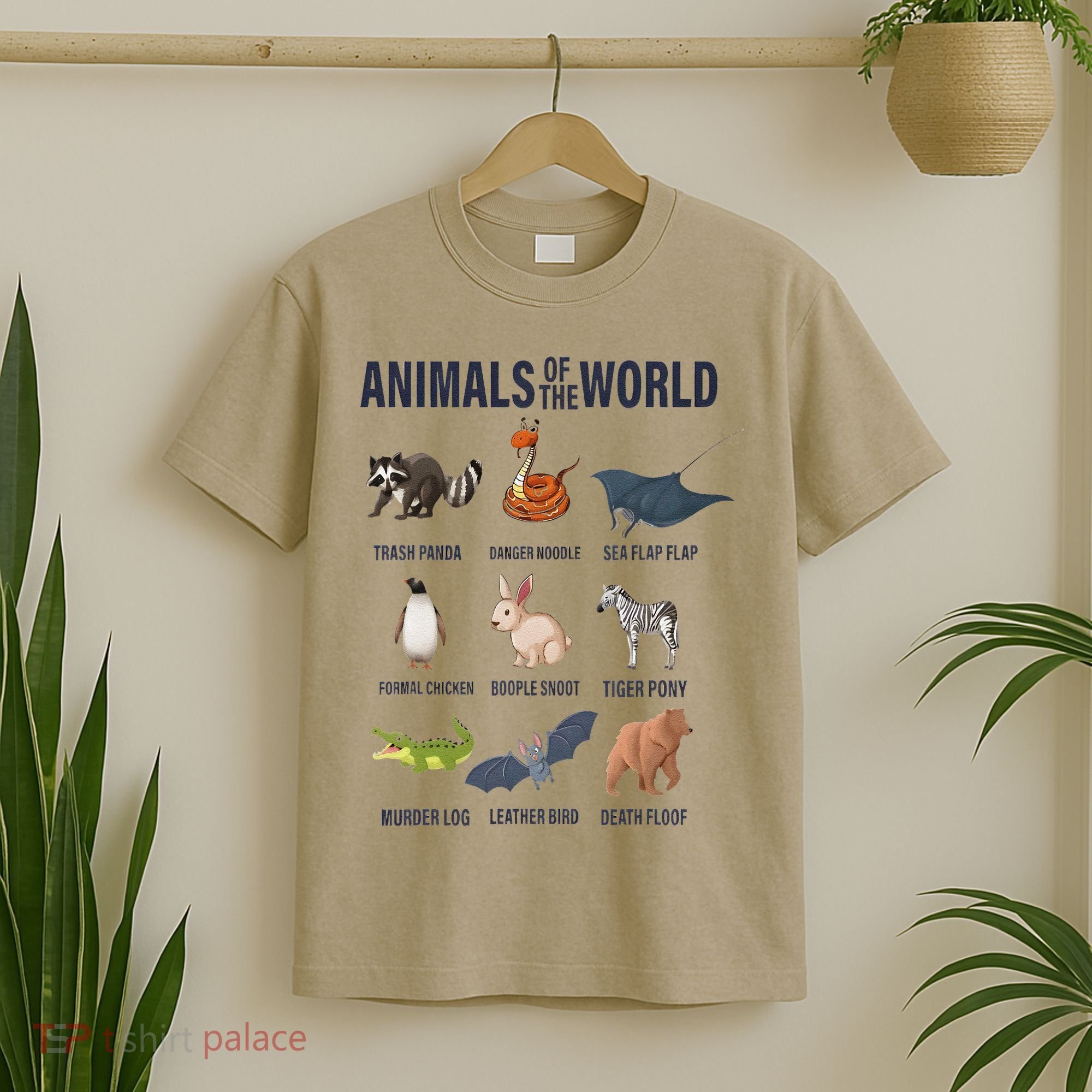 Animals Of The World Trash Panda Danger Noodle T-Shirt