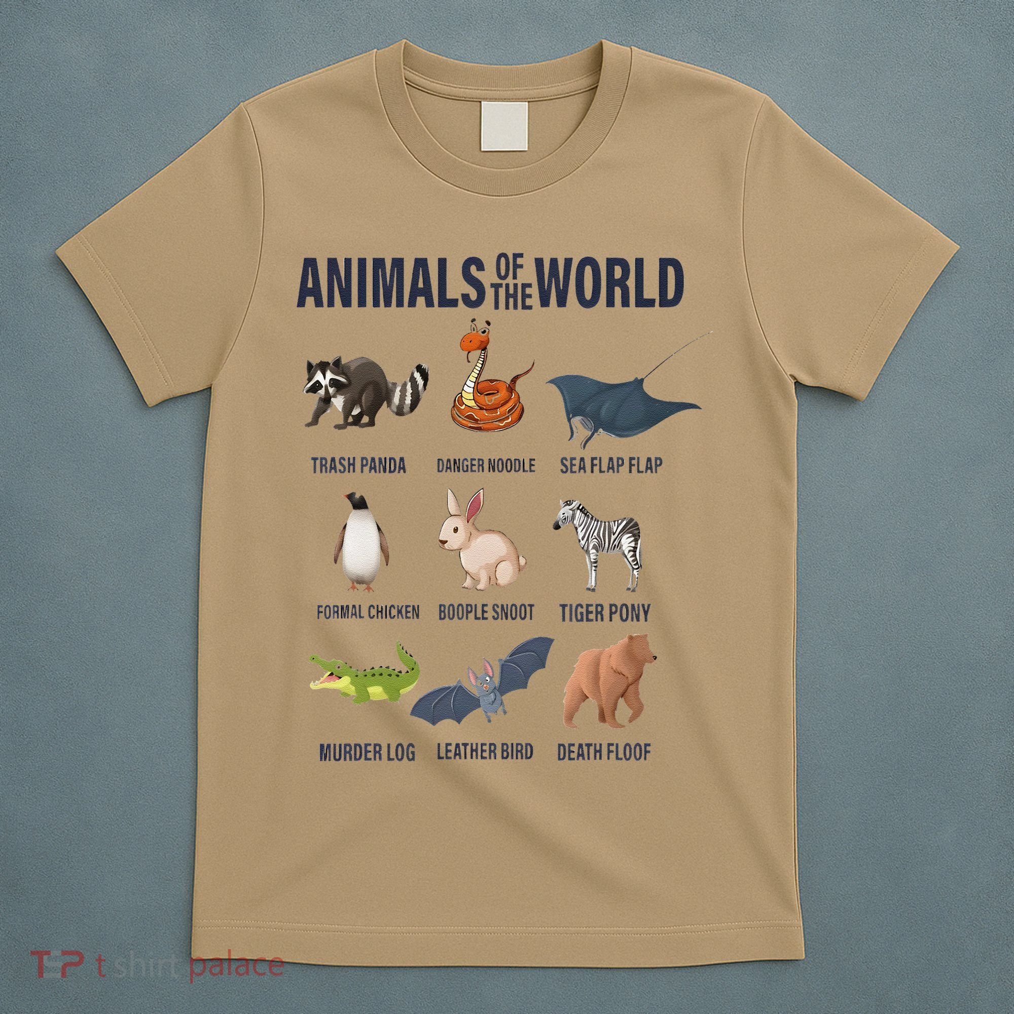 Animals Of The World Trash Panda Danger Noodle T-Shirt