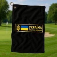 Army Of Ukraine Logo Golf Towel thumb 1