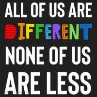 All Of Us Are Different. None Of Us Are Less. Hat thumb 2