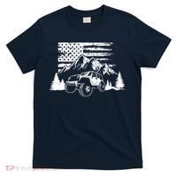 American Offroad USA Flag Atv Utv 4x4 Off Roading QUAD T-Shirt thumb 0