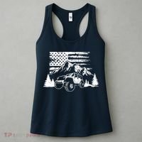 American Offroad USA Flag Atv Utv 4x4 Off Roading QUAD Women's Tank Top thumb 3