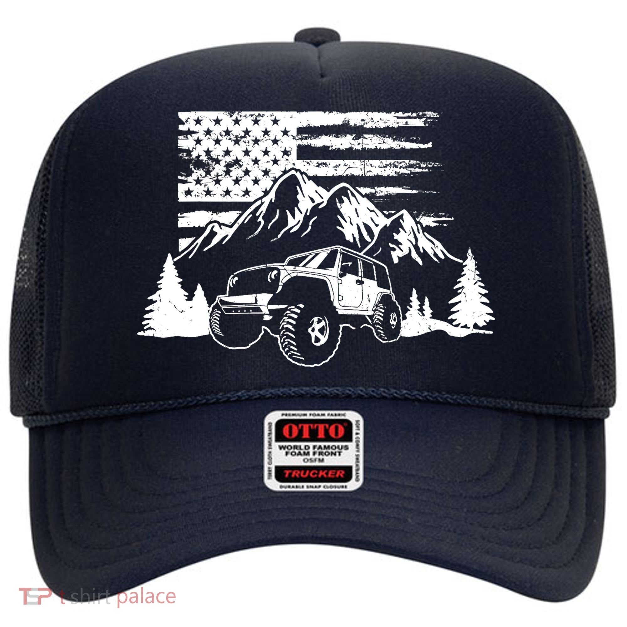 American Offroad USA Flag Atv Utv 4x4 Off Roading QUAD Hat